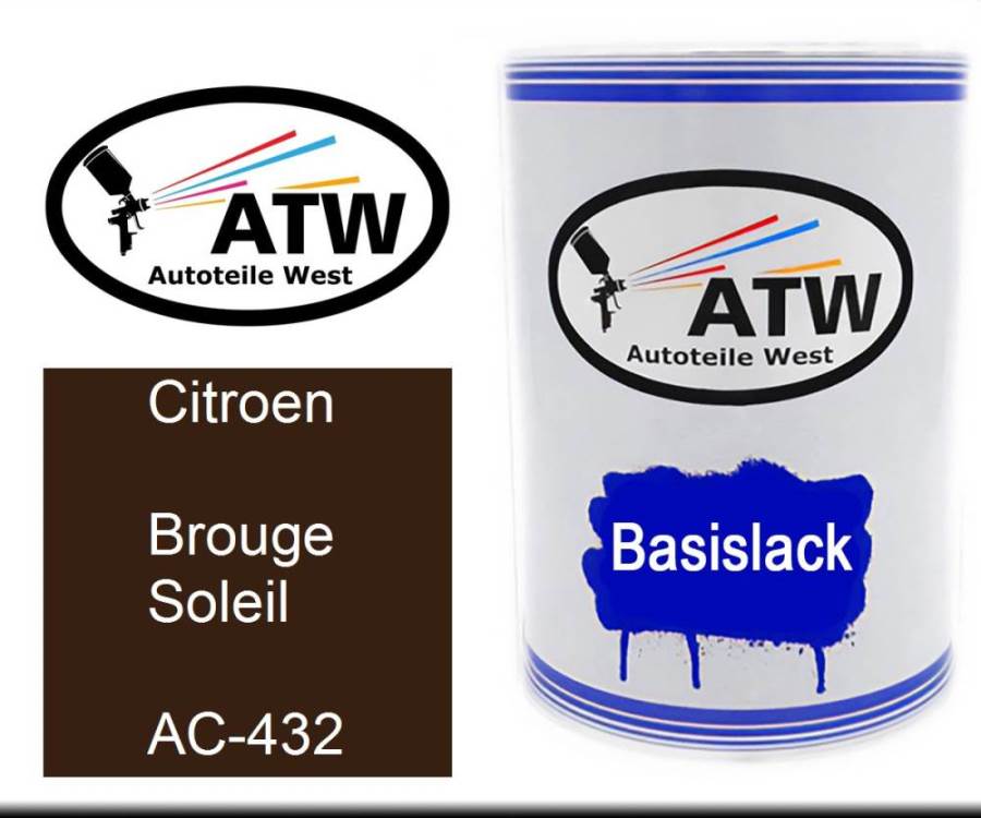 Citroen, Brouge Soleil, AC-432: 500ml Lackdose, von ATW Autoteile West.